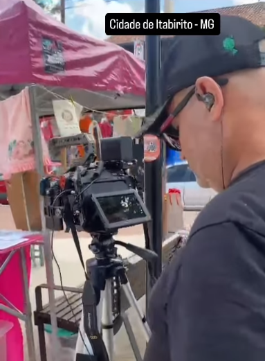 Captação para TV: Matéria Especial em Itabirito (BandMG)